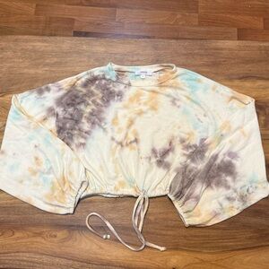 Tie-Dye Long Sleeve Top